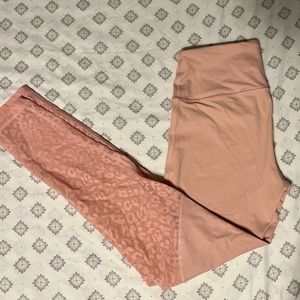 Victoria sport pink leopard leggings